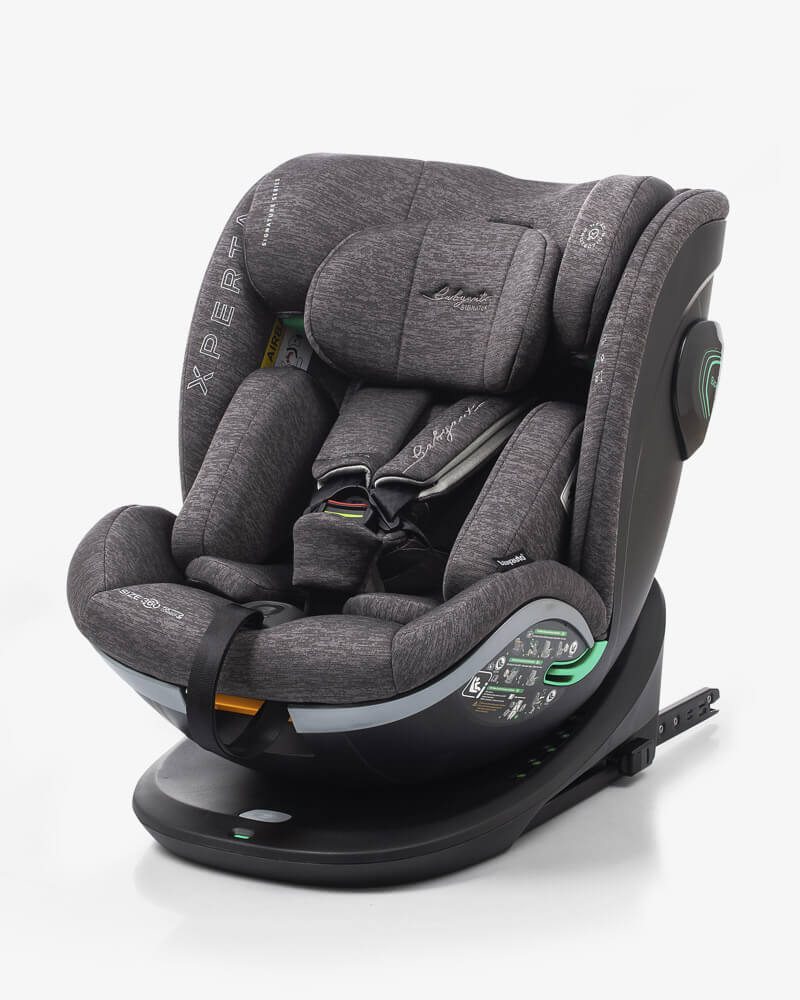 Babyauto Kindersitz Xperta drehbarer i-Size Autositz Black schwarz