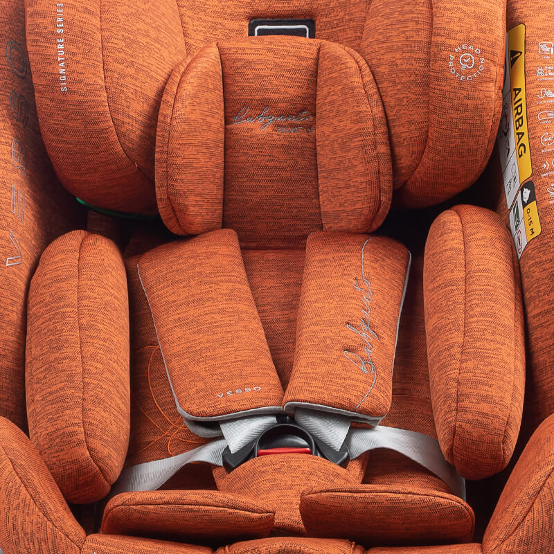 Acolchado de la silla de coche Vesso isize naranja