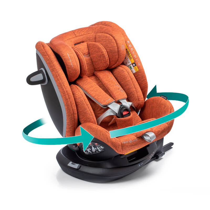 Sistema de giro de la silla de coche Vesso isize naranja